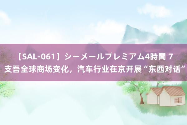 【SAL-061】シーメールプレミアム4時間 7 支吾全球商场变化，汽车行业在京开展“东西对话”