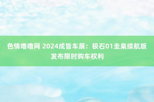 色情噜噜网 2024成皆车展：极石01圭臬续航版发布限时购车权利