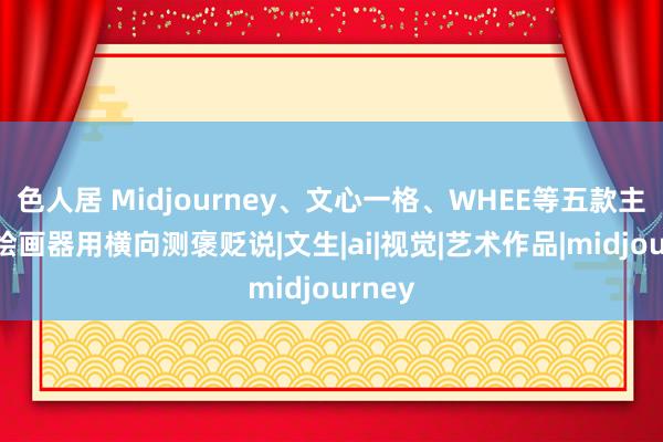 色人居 Midjourney、文心一格、WHEE等五款主流AI绘画器用横向测褒贬说|文生|ai|视觉|艺术作品|midjourney